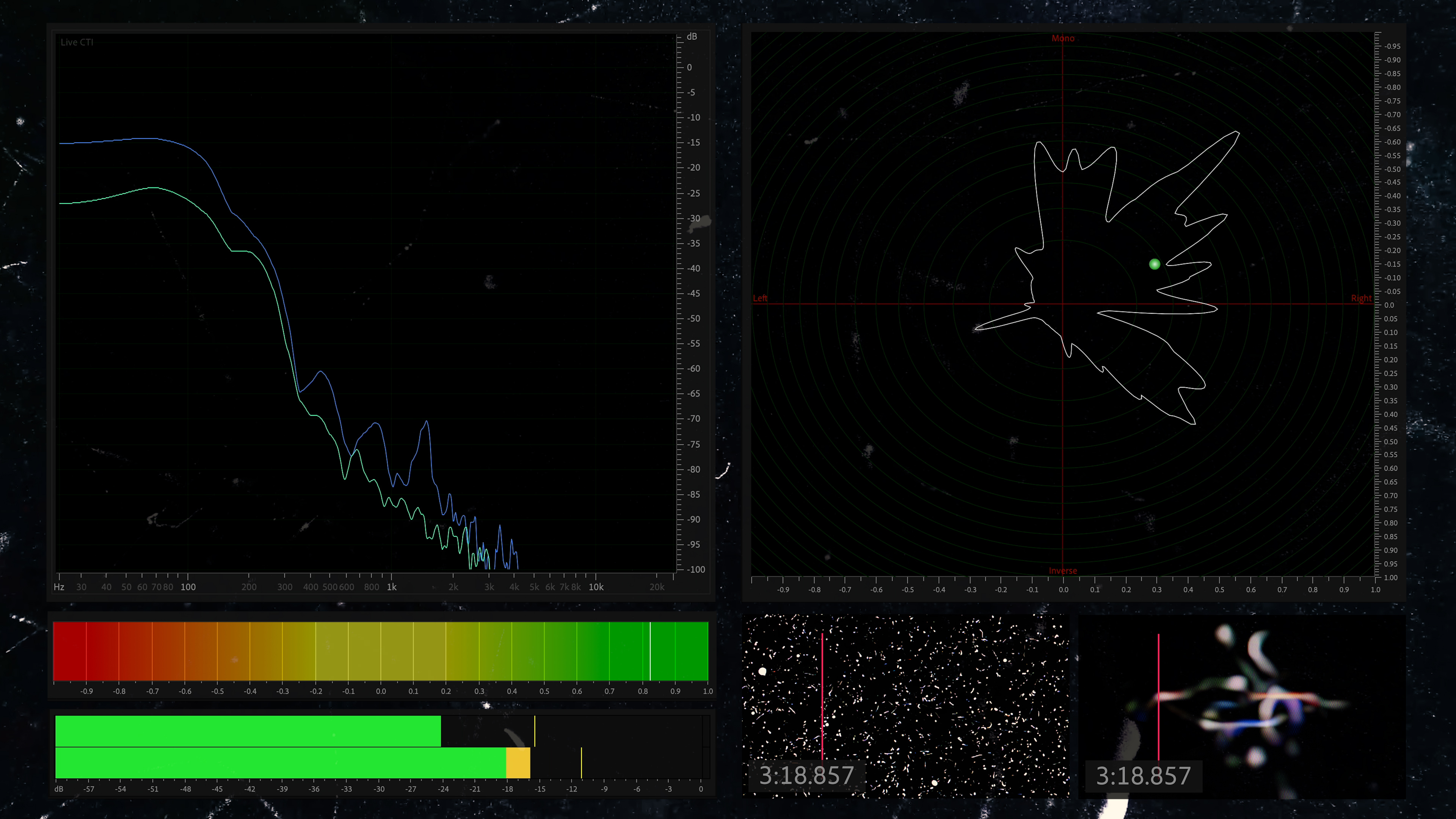 μMuography particle visualisation and spatial sound interface